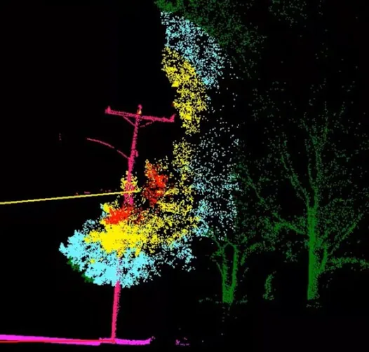 Utility vegetation and powerline LiDAR mapping